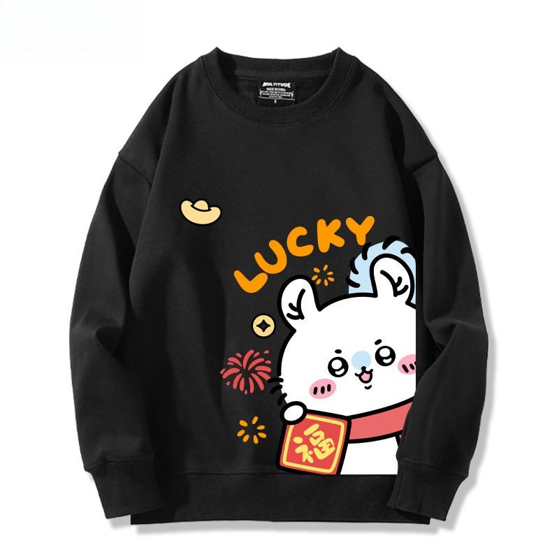 Chiikawa 聯名親子情侶裝 圓領長袖