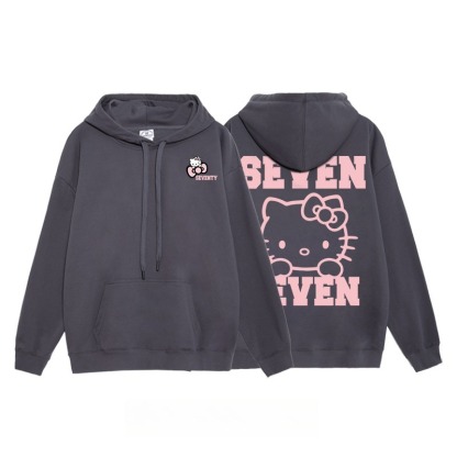 Hello Kitty凱蒂貓新款 親子情侶男女連帽衛衣