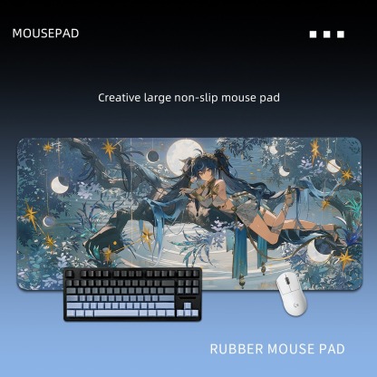 鳴潮尤諾 主題桌墊 布質滑鼠墊