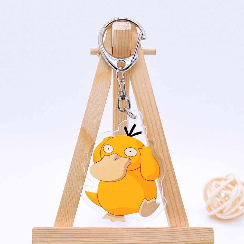 寶可夢繫列 暴萌耿鬼可達鴨超夢亞克力掛件雷丘噴火龍水箭龜掛飾 鑰匙扣