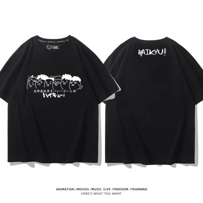 排球少年 2024親子情侶男女同款 純棉T恤