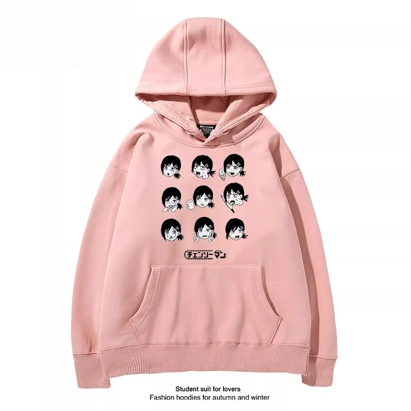 鏈鋸人 聯名衛衣2025秋冬新款 親子情侶裝連帽衛衣