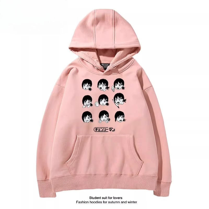 鏈鋸人 聯名衛衣2025秋冬新款 親子情侶裝連帽衛衣