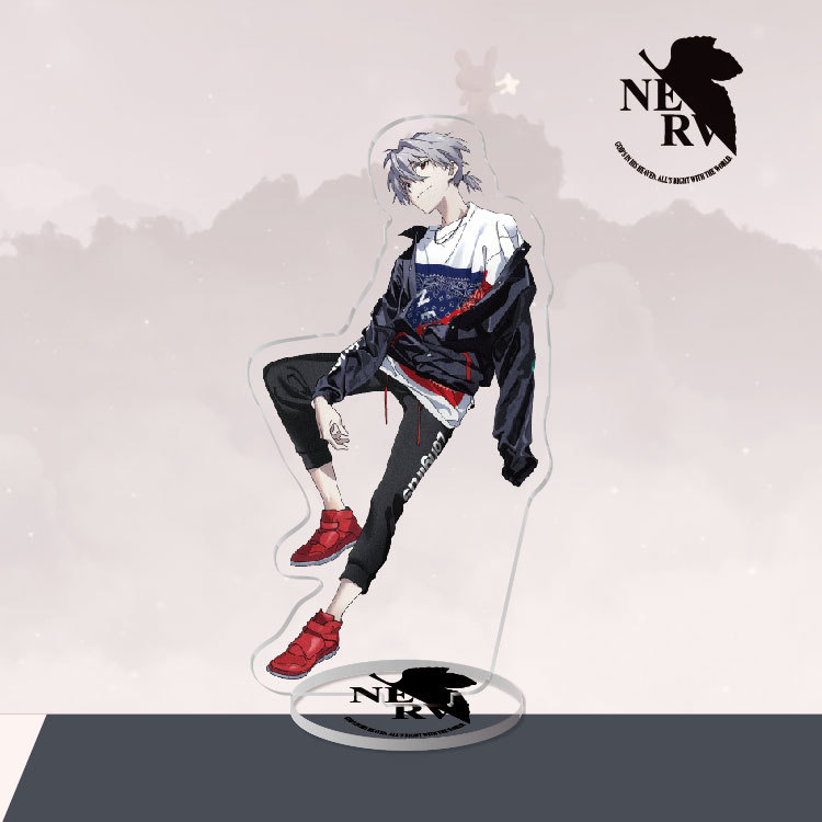 福音EVA綾波麗立牌動漫周邊亞克力鑰匙扣明日香真希波碇真嗣渚薰掛飾【單買三件起送】