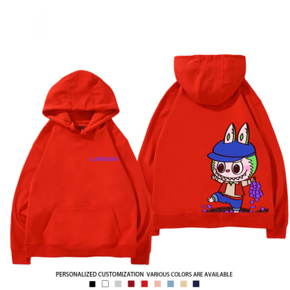 labubu新款 寬鬆百搭 秋冬款 寬鬆連帽衛衣