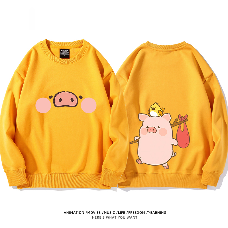 LuLu豬 聯名2024親子情侶裝 圓領長袖