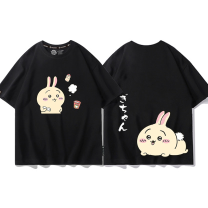 Chiikawa聯名衛衣2024秋冬新款親子情侶裝薄絨款連帽衛衣