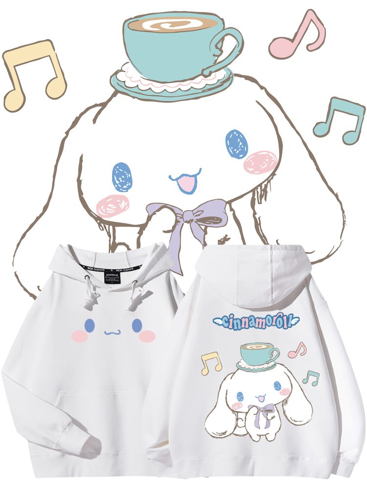 三麗鷗聯名衛衣2025秋冬新款親子情侶裝連帽衛衣