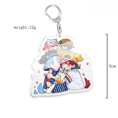 無限滑板喜屋武歷亞克力鑰匙扣掛飾雙面透明 【單買三件起送】