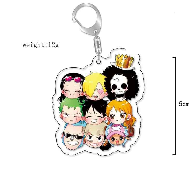 航海王草帽團路飛索隆喬巴羅賓亞力克鑰匙扣 掛飾【單買三件起送】