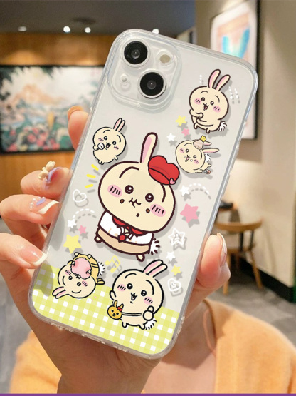蘋果 系列chiikawa 透明防摔軟殼