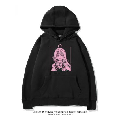 不時輕聲地以俄語遮羞的鄰座艾莉同學 聯名衛衣2024秋冬新款親子情侶裝薄絨款連帽衛衣