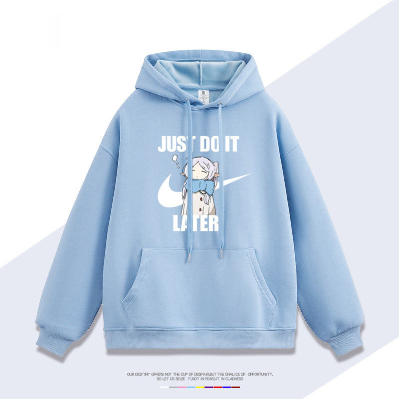 葬送的芙莉蓮 聯名衛衣2024秋冬新款親子情侶裝薄絨款連帽衛衣