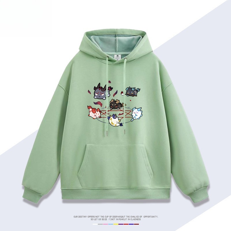 明日方舟龍泡泡新款 親子情侶男女連帽衛衣