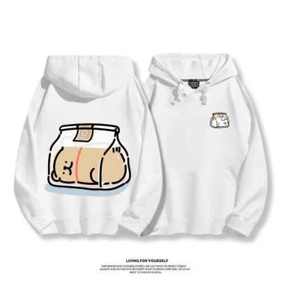 線條小狗 2025秋冬新款 親子情侶男女連帽衛衣