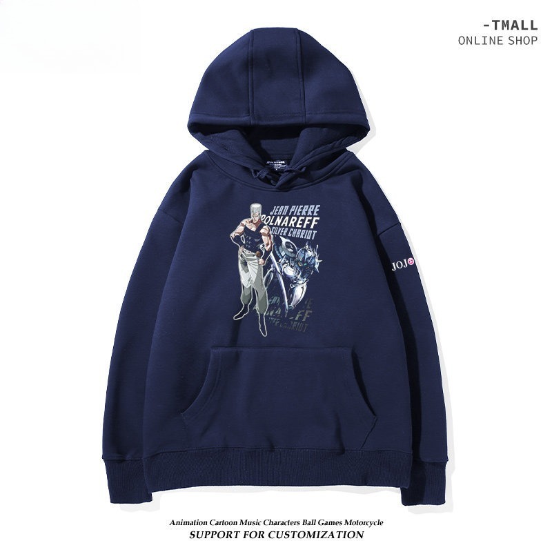 JOJO的奇妙冒險 親子情侶男女連帽衛衣