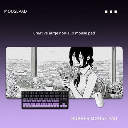 鏈鋸人蕾塞 主題桌墊 布質滑鼠墊