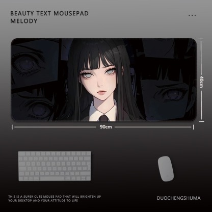 鏈鋸人電競超大遊戲加厚防滑鼠標墊