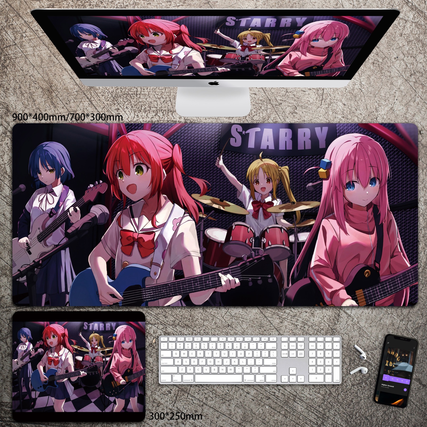 動漫系列 主題桌墊 布質滑鼠墊