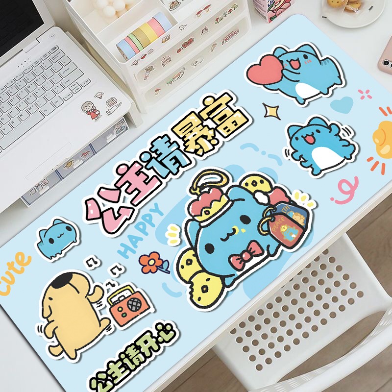 貓貓蟲 主題桌墊 布質滑鼠墊