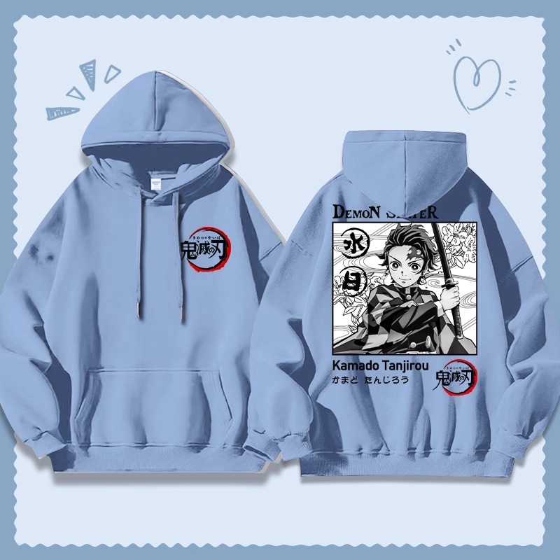 鬼滅之刃 聯名衛衣2025秋冬新款寬鬆連帽衛衣