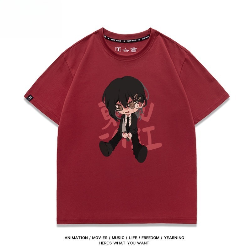 鏈鋸人蕾塞東山小紅周邊 印花短袖T恤