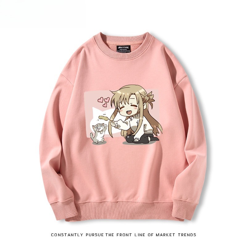 刀劍神域 聯名親子情侶裝 圓領長袖