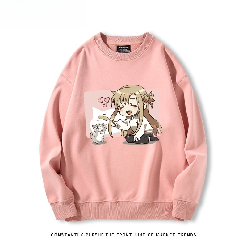 刀劍神域 聯名親子情侶裝 圓領長袖