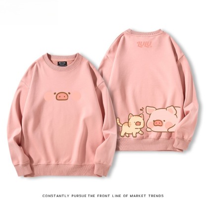 LuLu豬 聯名親子情侶裝 圓領長袖