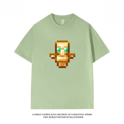 Minecraft不死圖騰 印花短袖T恤