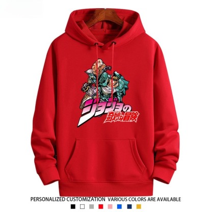 JOJO的奇妙冒險衛衣新款 親子情侶裝連帽衛衣