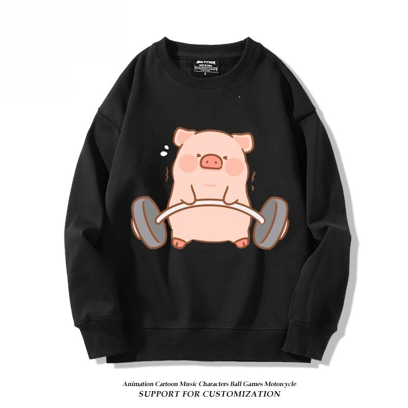 LuLu豬 聯名親子情侶裝 圓領長袖