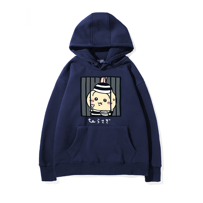 chiikawa 2024秋冬新款親子情侶裝薄絨款連帽衛衣