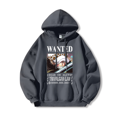 航海王 聯名衛衣2024秋冬新款親子情侶裝薄絨款連帽衛衣