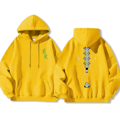 賽博朋克 聯名衛衣2024秋冬新款親子情侶裝薄絨款連帽衛衣