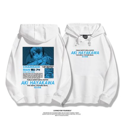 鏈鋸人新款 親子情侶男女款連帽衛衣