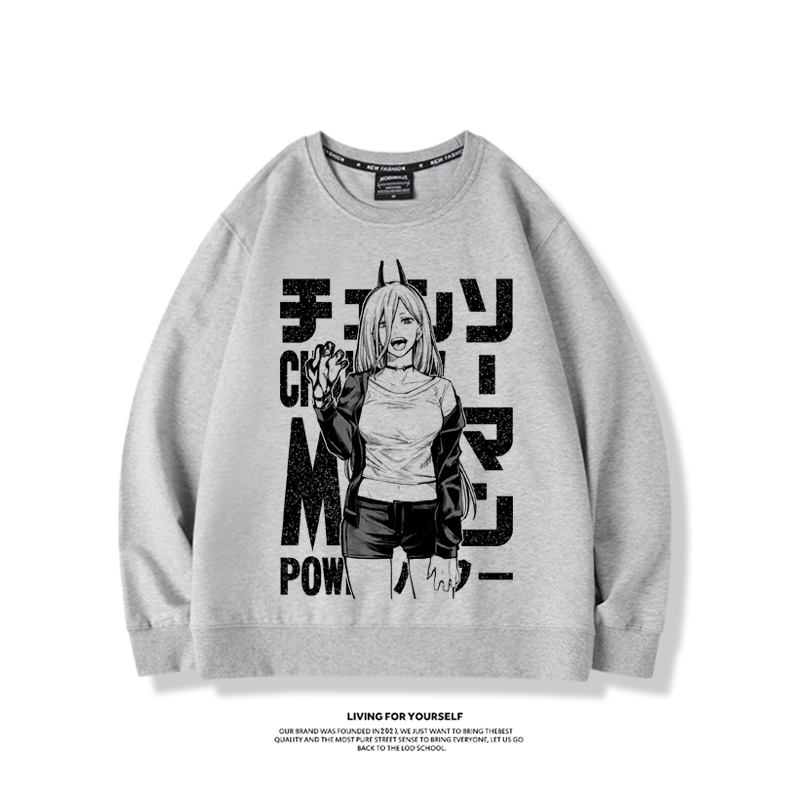 鏈鋸人帕瓦2023親子情侶裝 圓領長袖