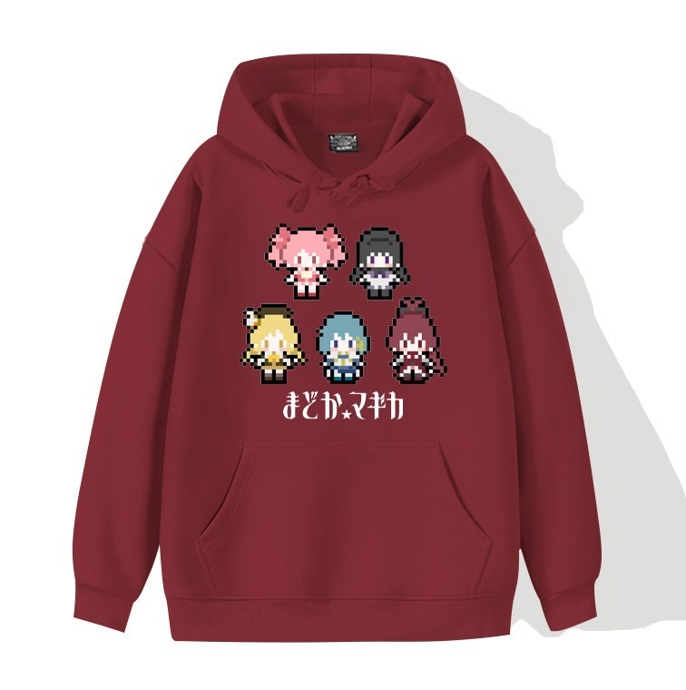 魔法少女小圓新款 親子情侶裝連帽衛衣