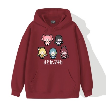 魔法少女小圓新款 親子情侶裝連帽衛衣