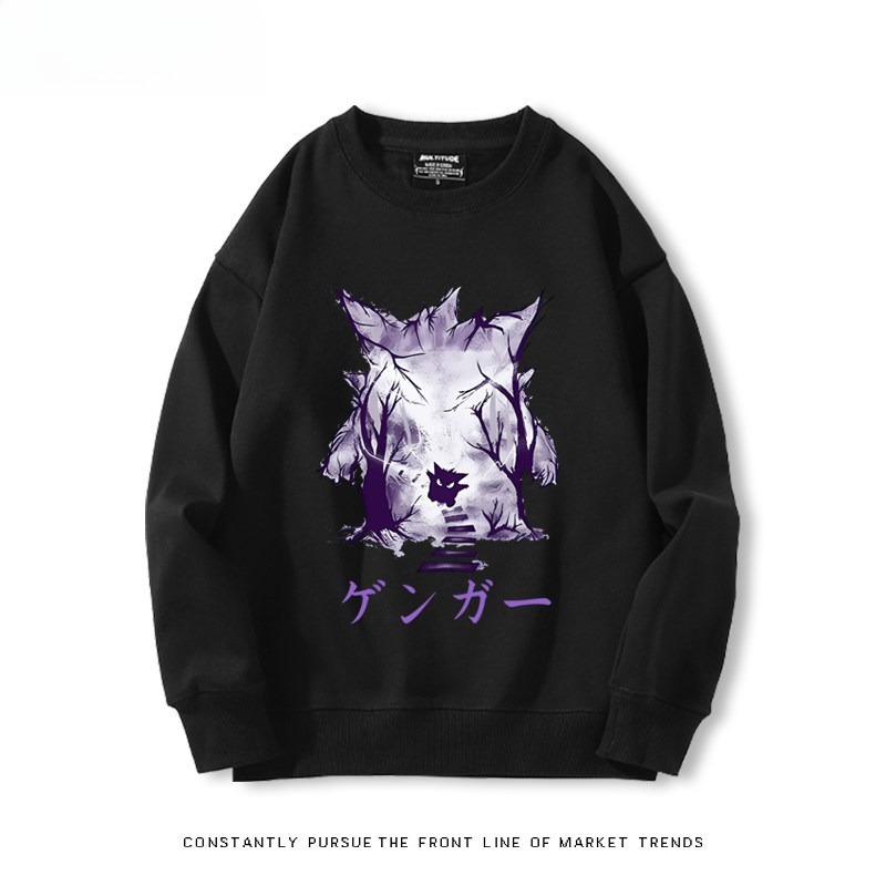 寶可夢耿鬼 聯名親子情侶裝 圓領長袖