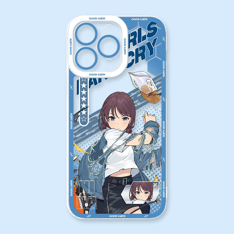 哭泣樂隊天使眼透明防摔軟殼