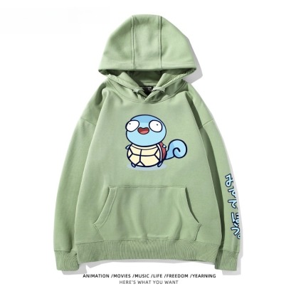 寶可夢Q版搞怪新款 親子情侶男女款連帽衛衣