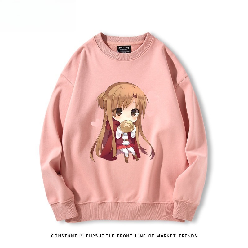 刀劍神域 聯名親子情侶裝 圓領長袖