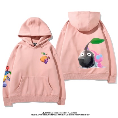 皮克敏PIKMIN4聯名衛衣新款 親子情侶裝連帽衛衣