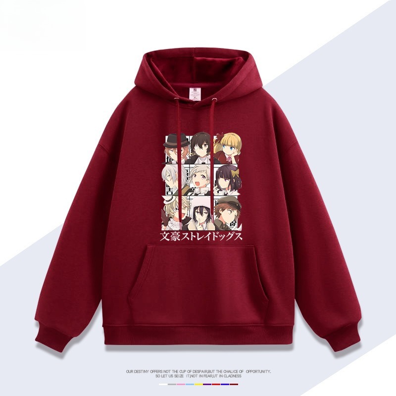 文豪野犬新款 親子情侶男女連帽衛衣