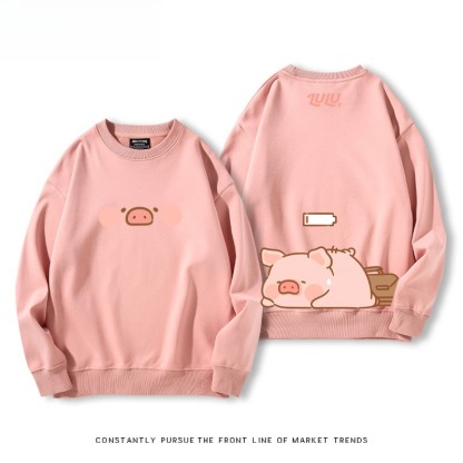 LuLu豬 聯名親子情侶裝 圓領長袖