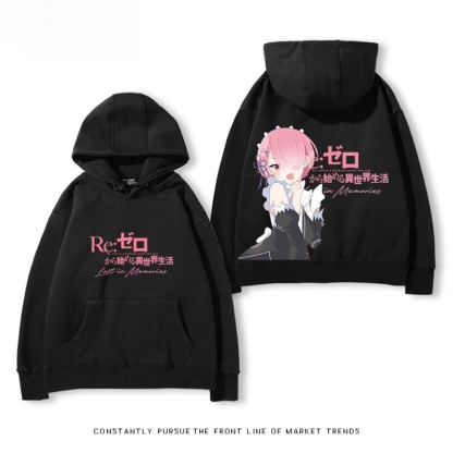 從零開始的異世界 親子情侶男女連帽衛衣