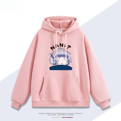 徹夜之歌七草薺 親子情侶男女連帽衛衣