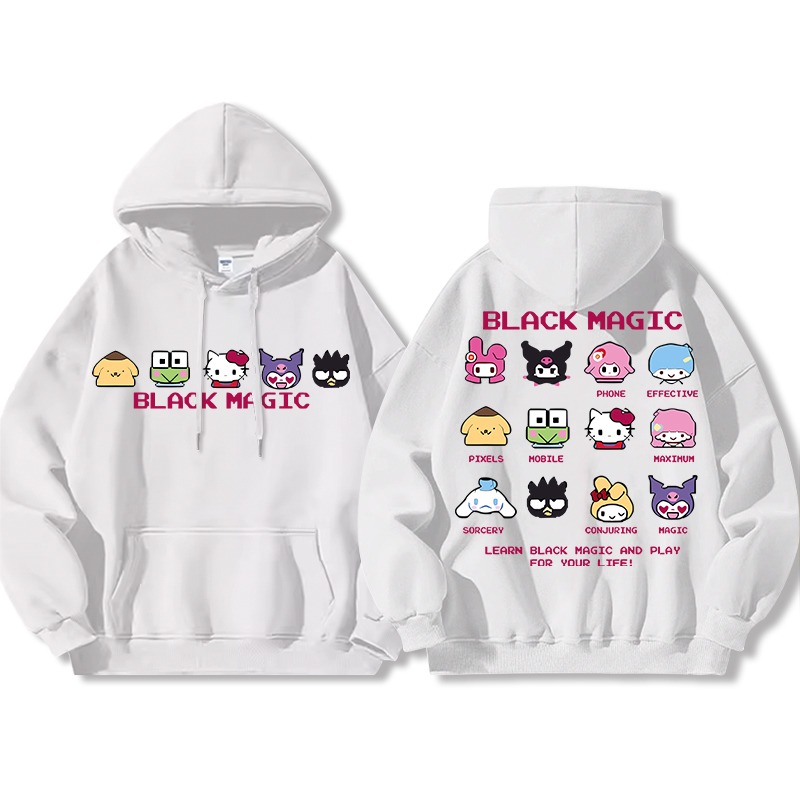 三麗鷗 聯名衛衣2025秋冬新款親子情侶裝連帽衛衣