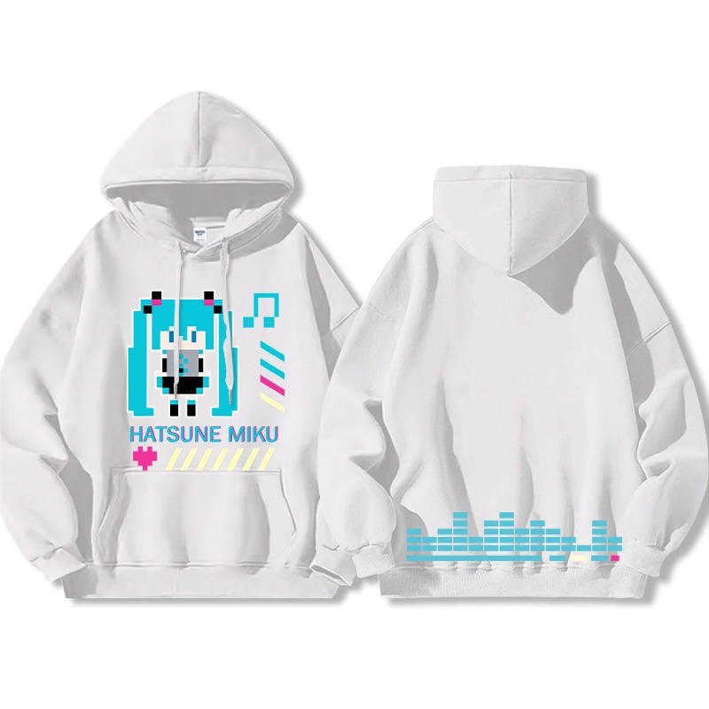 初音未來 聯名衛衣2025秋冬新款 親子情侶裝連帽衛衣